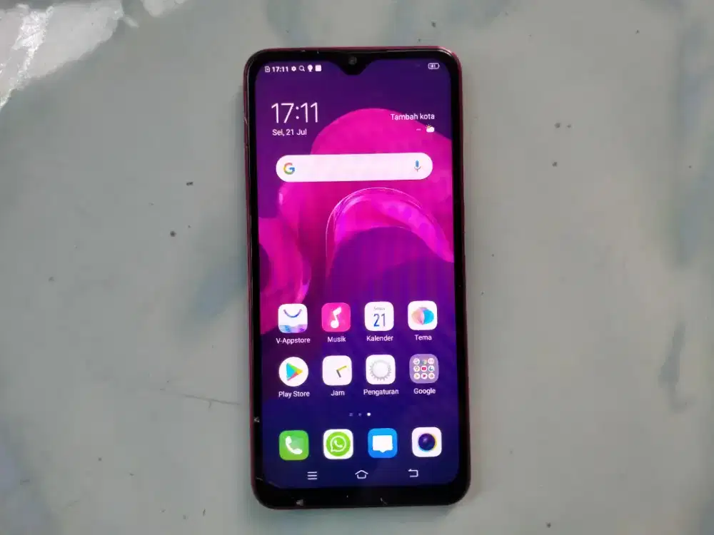 Vivo V11 pro 4G LTE ram 7/64gb Minus retak saja