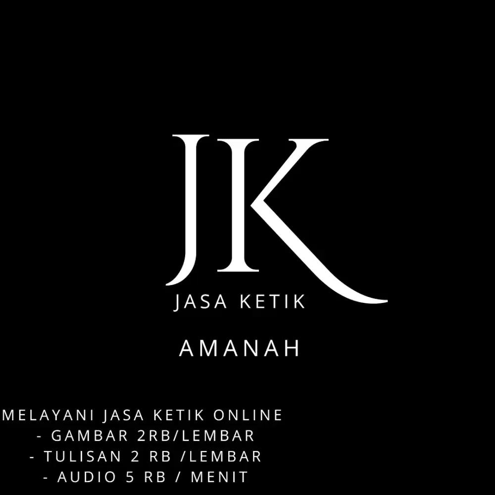 JASA KETIK AMANAH
