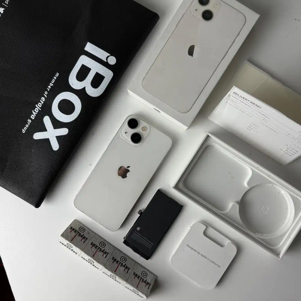 iPhone 13 Mini 256gb Starlight iBox Battery Health 100%