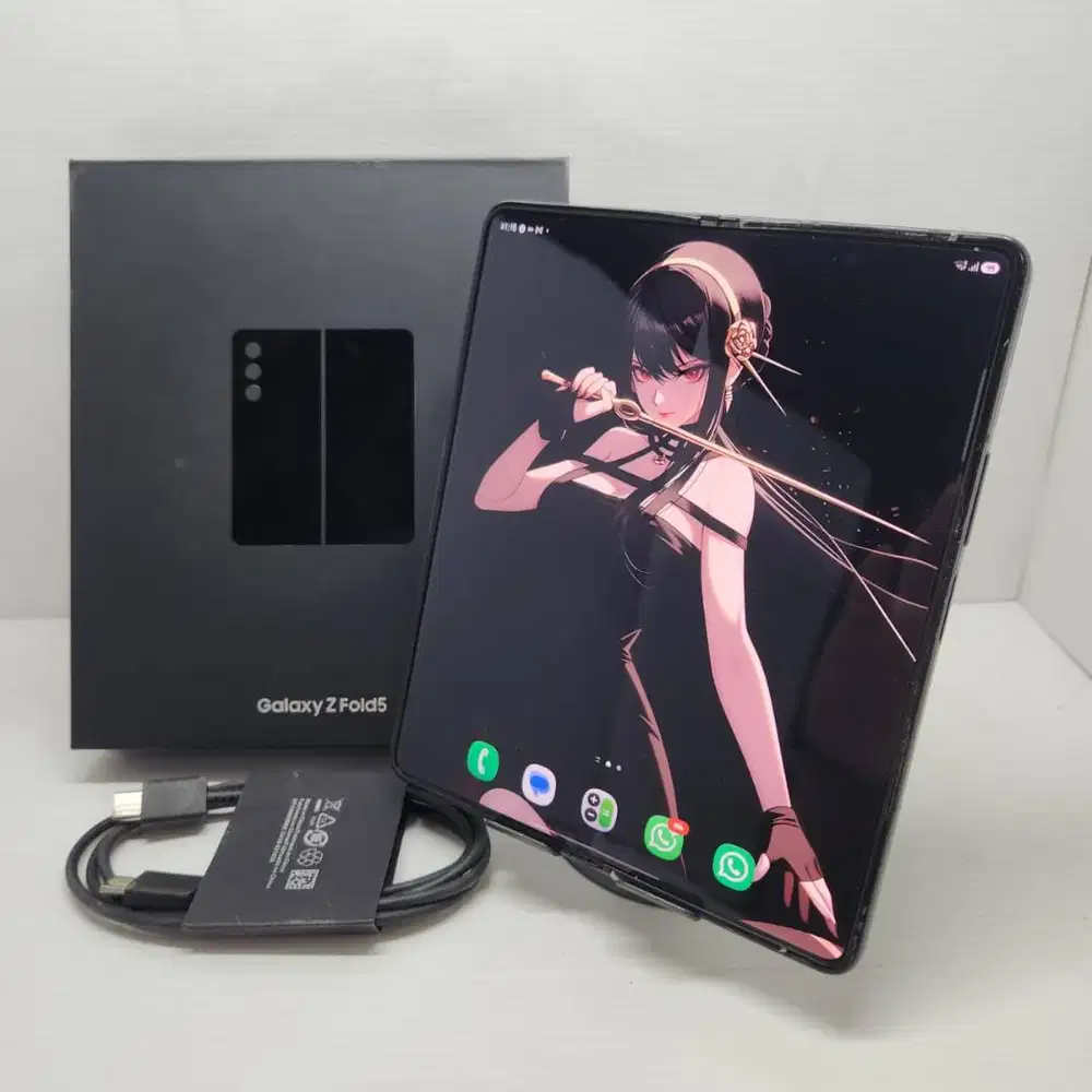 LIKE NEW 99% SAMSUNG GALAXY Z FOLD 5 5G 12/256 BLACK EX SEIN NO MINUS