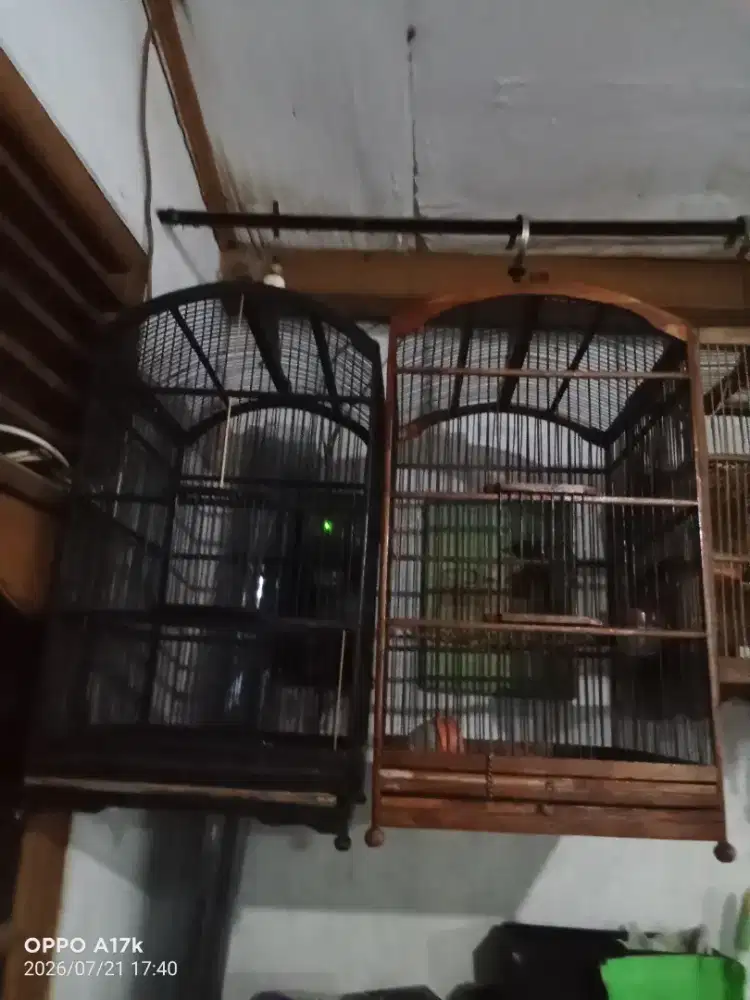 Dijual kandang burung besar.