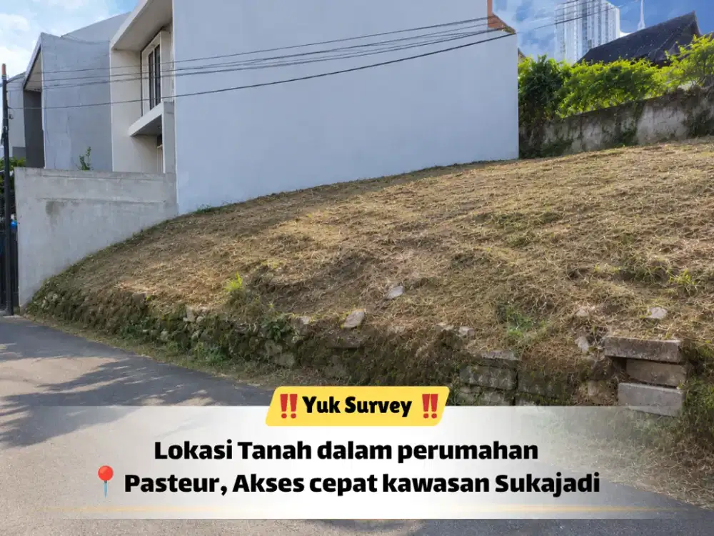 Tanah Pasteur 1 Menit Gerbang Tol, Amankan Sekarang!