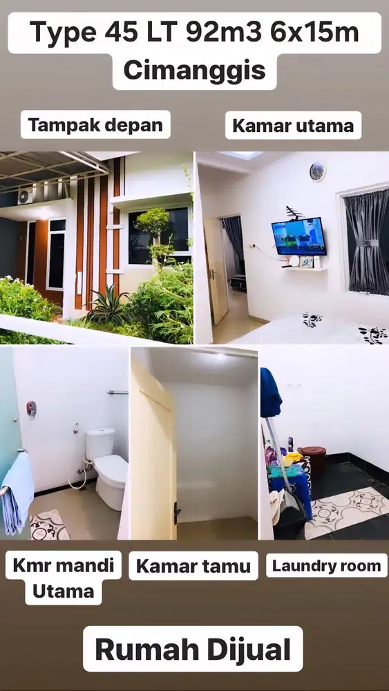 Rumah MURAH MEWAH Tipe45 Siap Huni