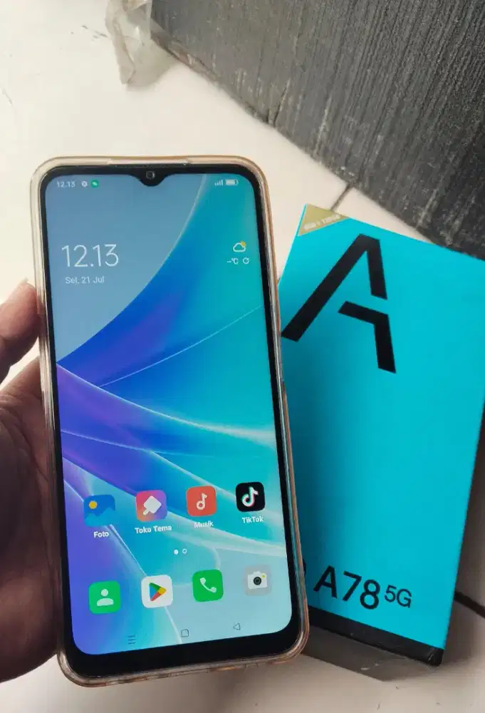 Oppo A78 ram 8/128 kk masih mulus fullset gress jadiin uang sekarang