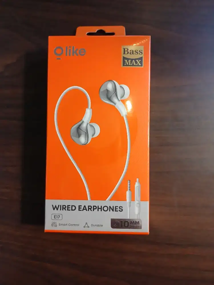 Olike E17 Wired Earphone Headset Kabel 120cm Aux 3.5mm