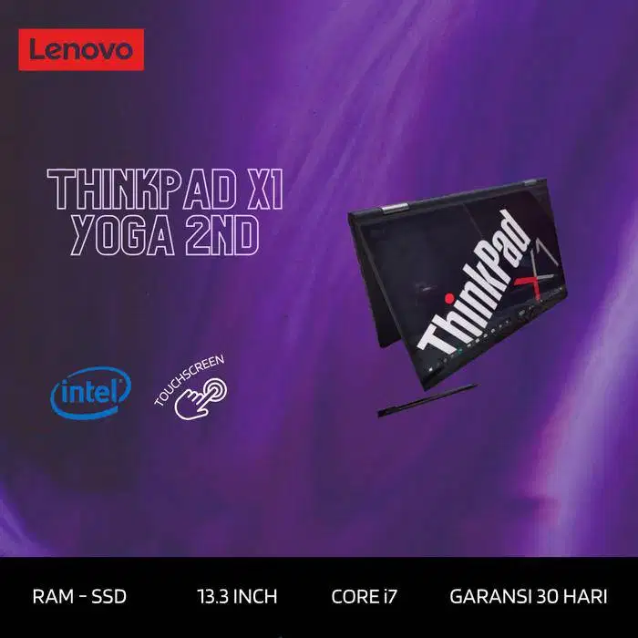 Lenovo Thinkpad X1 Yoga 2nd Core i7 7500u 7th Gen Ram 16GB Touch *RRC
