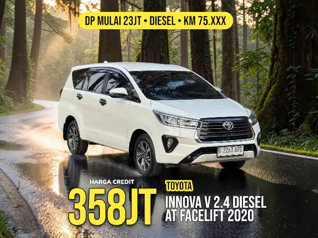 TOYOTA INNOVA V 2.4 DIESEL AT FACELIFT 2020