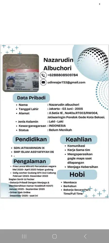 Mencari lowongan