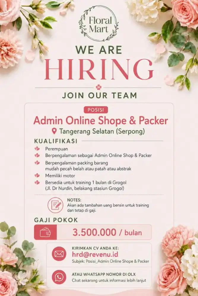 Admin Online Shop & Packer