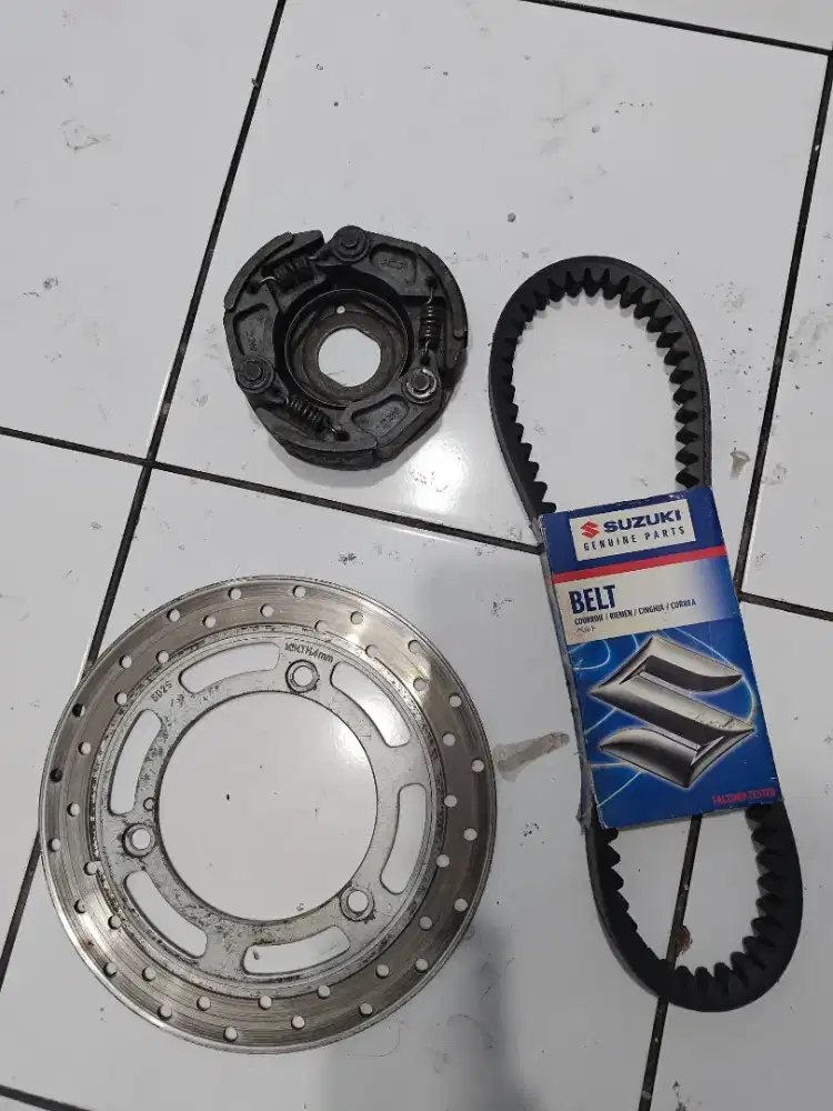 Sparepart Suzuki Burgman 200 Kampas ganda disc vbelt