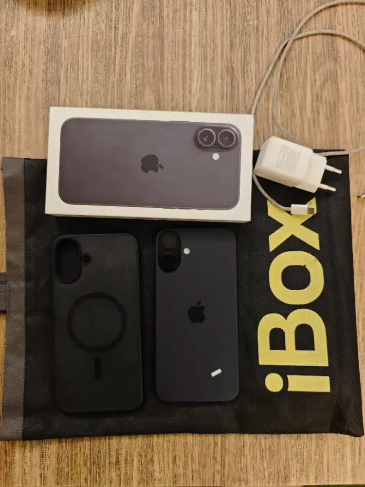 iPhone 16 Plus 128GB iBox Fullshet Original Free Adaptor