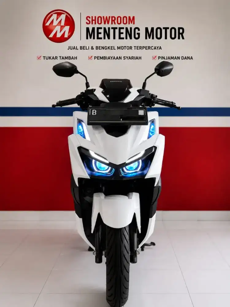 Vario 160 ABS Keyles Putih Tahun 2022 BISA CASH KREDIT  & TUKAR TAMBAH