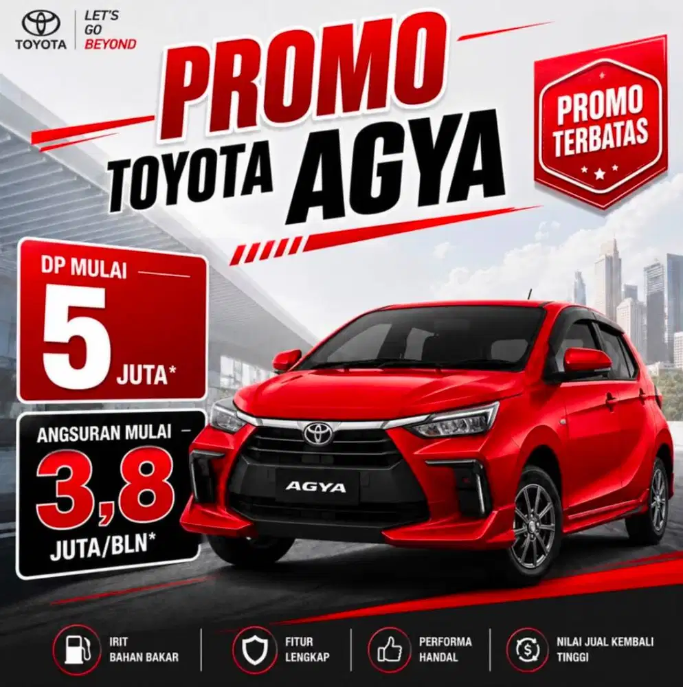 SPESIAL PROMO TOYOTA AGYA GR SPORT MATIC