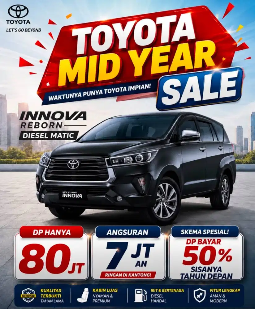 INNOVA G AT DIESEL 2026 SPESIAL PROMO