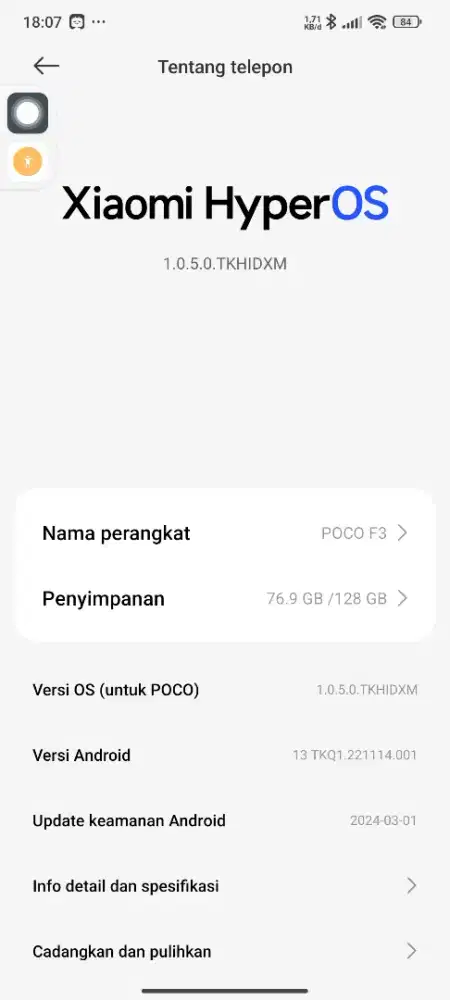 POCO F3 6/128 GB (NEGO)