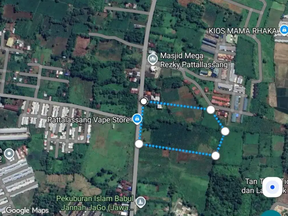 DIJUAL CEPAT Tanah di pinggir jalan Poros Pakatto SulSel
