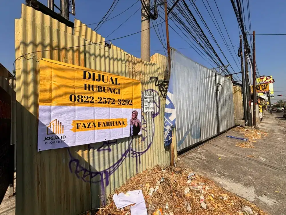 Dijual Tanah Pekarangan Lokasi Dekat Dengan Bandara Adi Sucipto