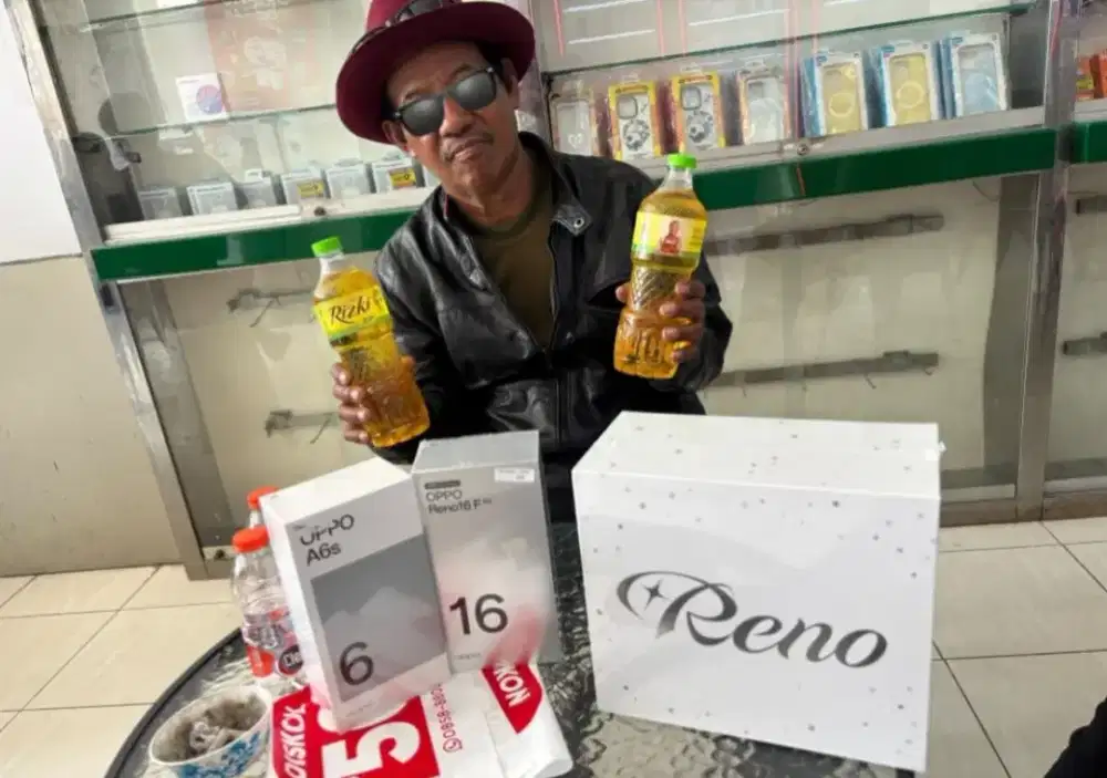 OPPO RENO 16 KREDIT SERBA 0 % SYARAT KTP TANPA SURVEY