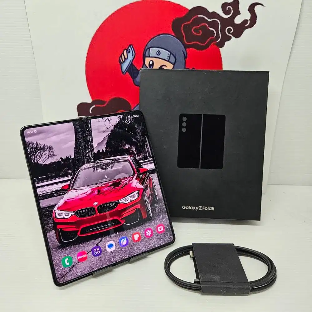 Samsung Galaxy Z Fold 5 B;ack 256GB Fullset SEIN