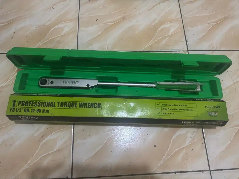 TEKIRO Kunci Momen/Torsi TQ-PF0329 berukuran 1/2 inci (12-68 N.m)