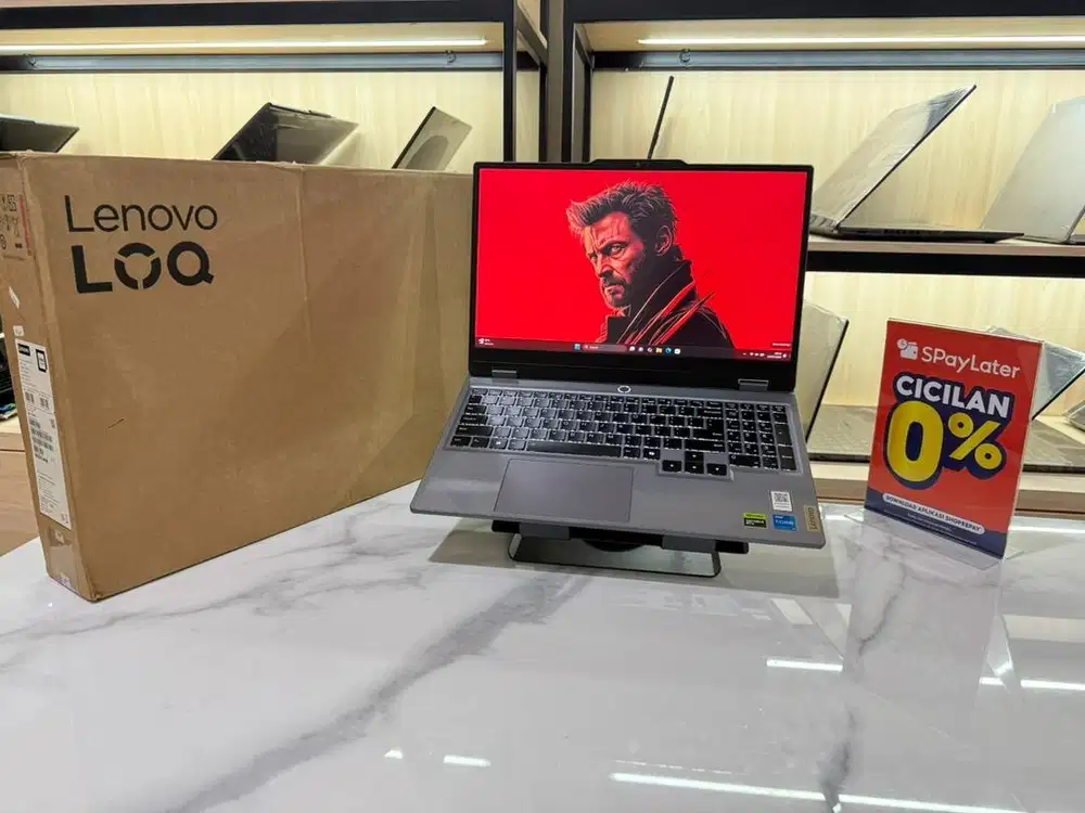 LAPTOP GAMING LEONOVO LOQ CORE I5gen12 RTX3050 6 GB FULSET GARANSI ADP