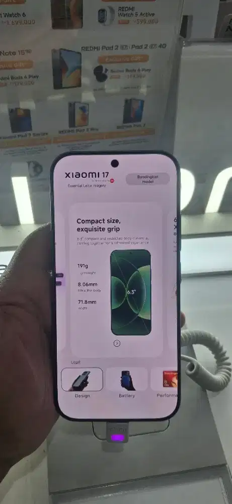 Cicilan tanpa kartu kredit xiaomi 17 penyimpanan 256 dan 512