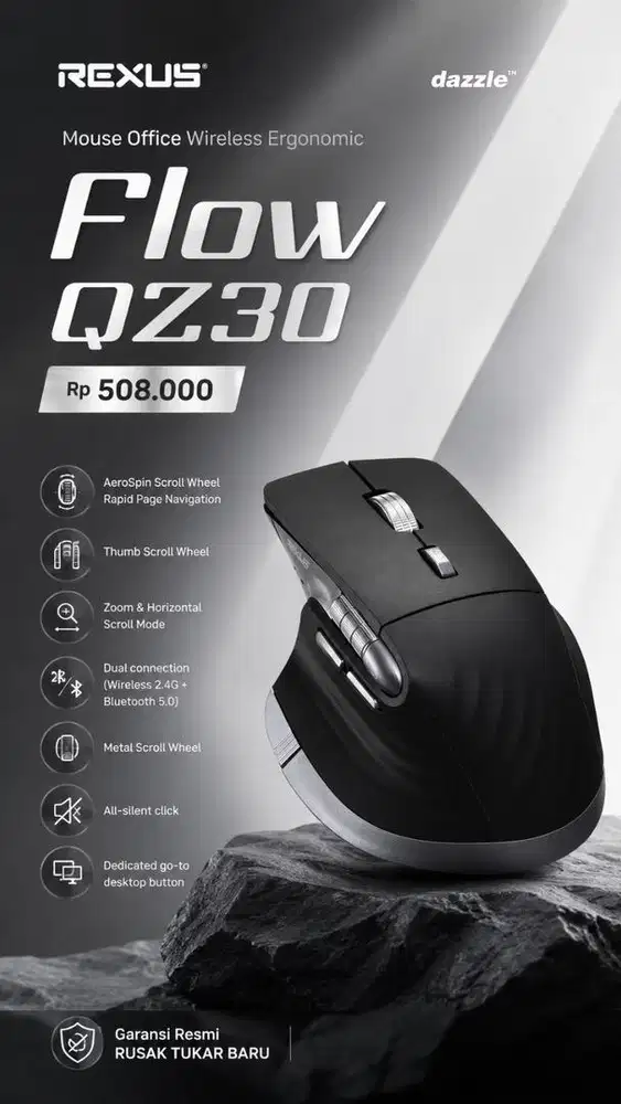 Rexus mouse bluetooth flow QZ30