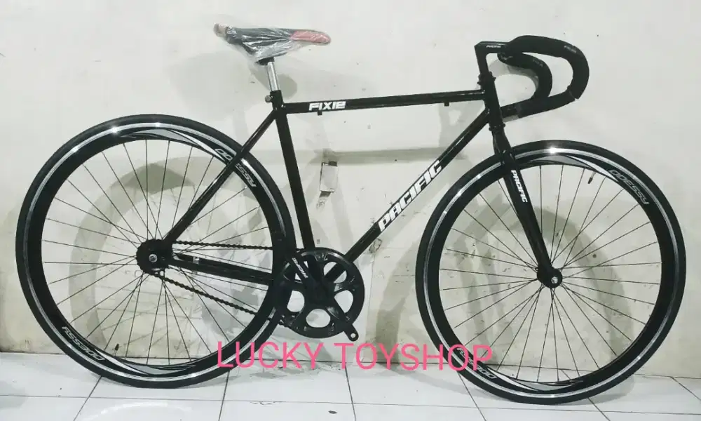 Sepeda Fixie Velg tinggi Stang balap Torpedo