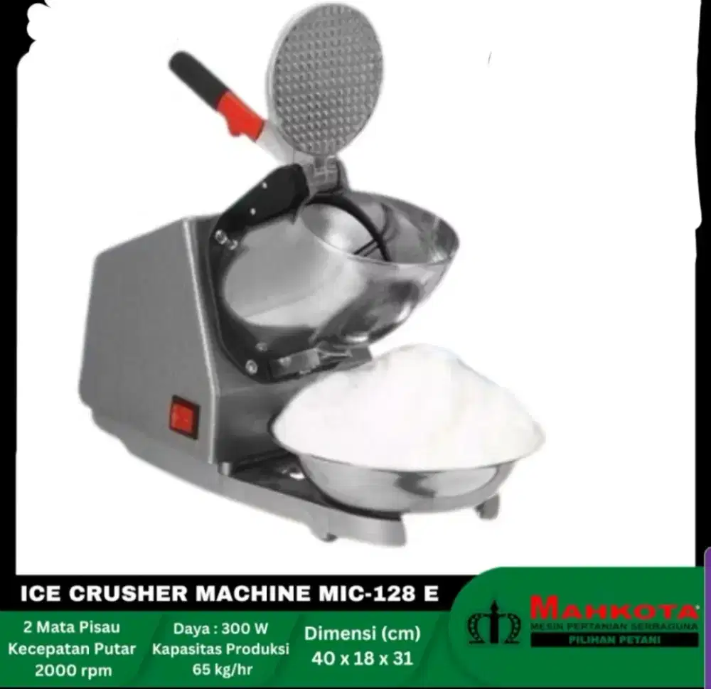 Mesin serut es/ice crusher 2 mata