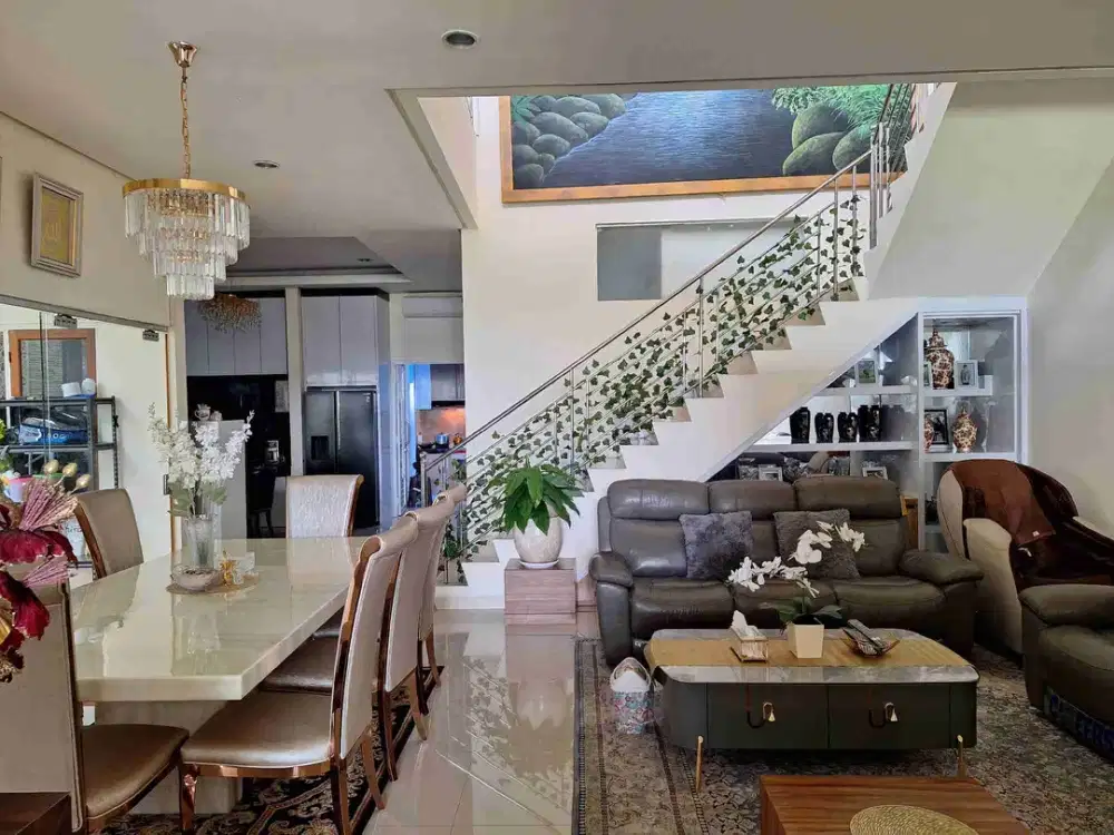 Full Furnish Rumah 3 Lantai Ada Rooftop Telaga Bodas Semeru