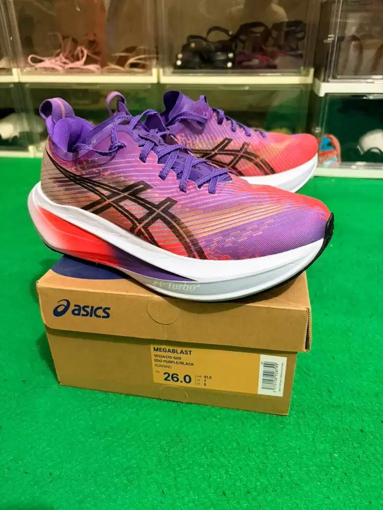 FS:: Super Trainer Asics Megablast Edo Purple 41,5 ORIGINAL JAPAN