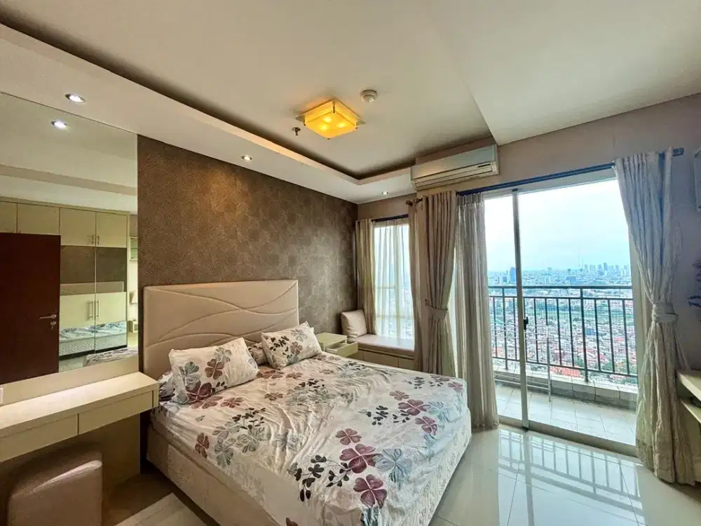 Disewakan Cepat Apartemen Thamrin Residence – 1 BR Fully Furnished, Jakarta Pusat