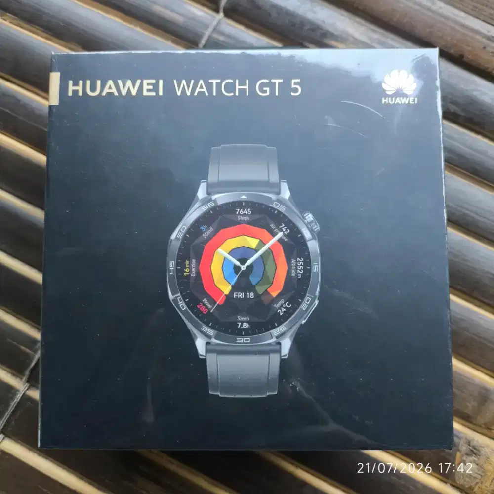 segel BNIB huawei watch gt5 black 46mm
