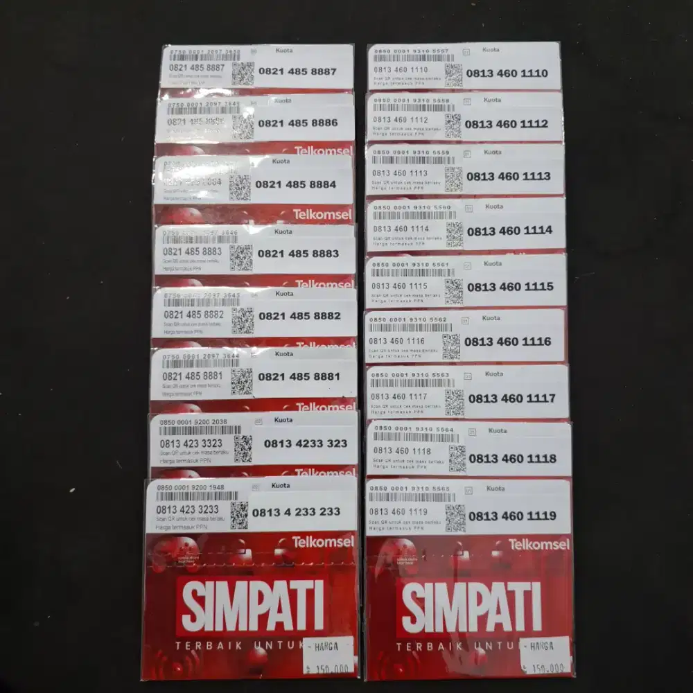 Simpati 11 angka nomor cantik