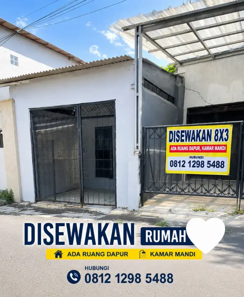 Rumah disewakan bisa untuk usaha