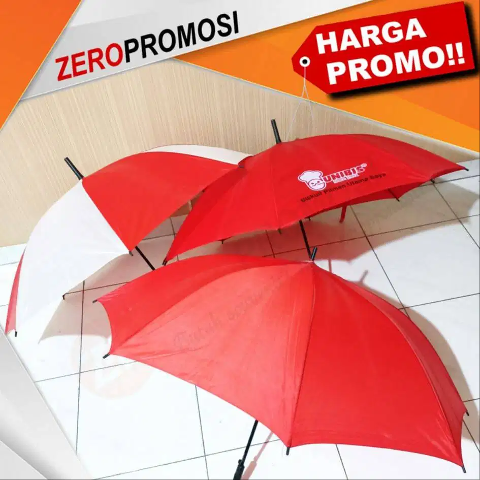 Payung Merah Putih Custom Logo Souvenir HUT RI 17 Agustus untuk Event