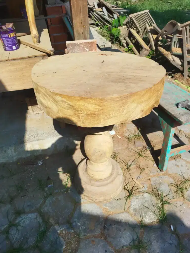 Standing table kafe jati kawak super