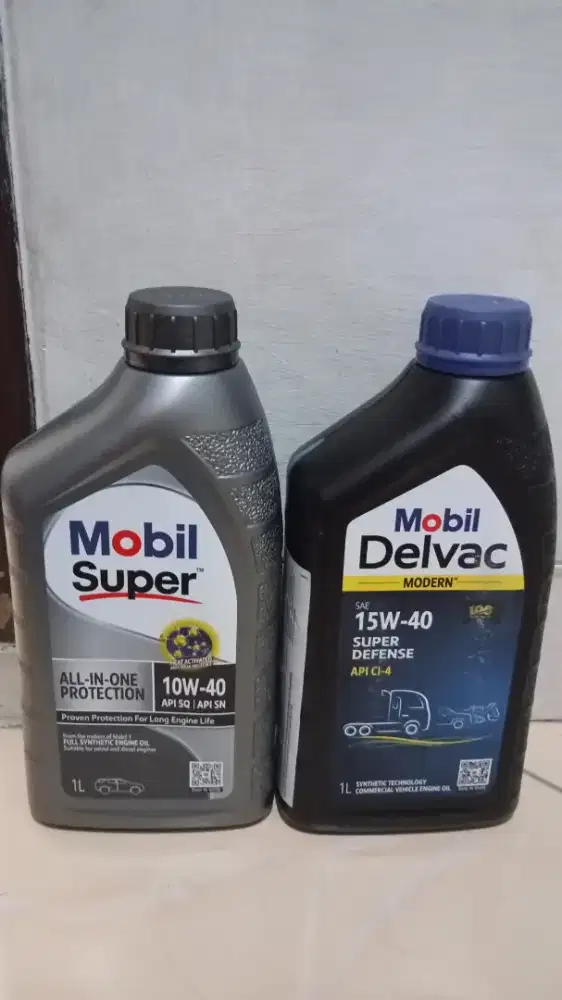 Oli mobil delvac / oli mobil super 130rb ambil semua nih dijamin ori