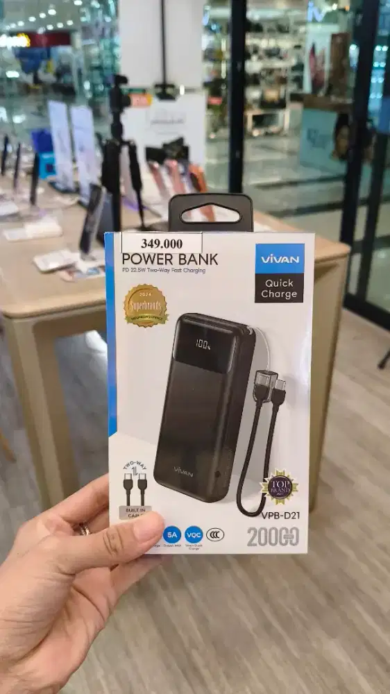 Powerbank vivan 20000mah