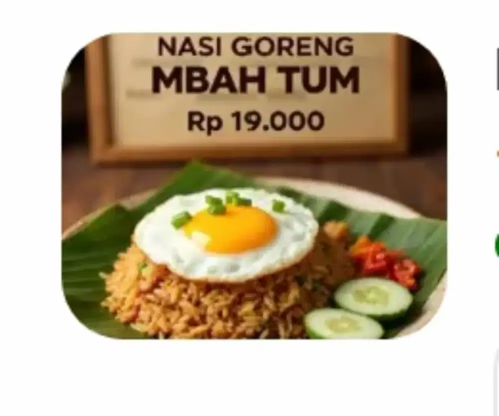 Nasi goreng jawa Mbah Tum