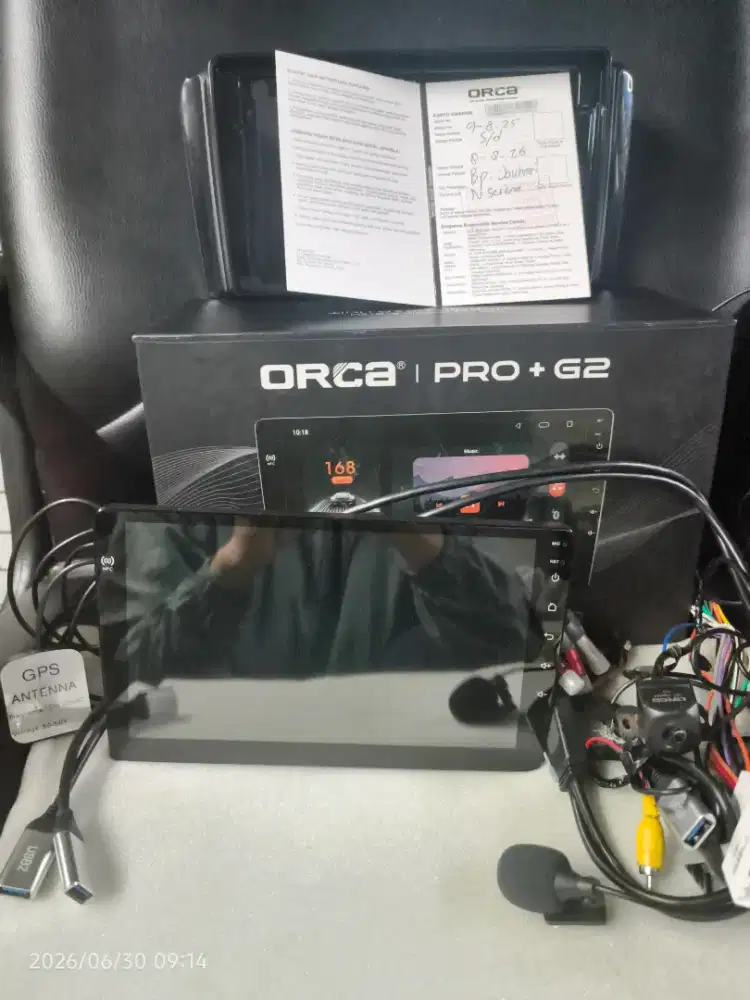 Head Unit Orca Pro + G2 NFC 6/256 GB (+ jasa pasang di cibubur point)