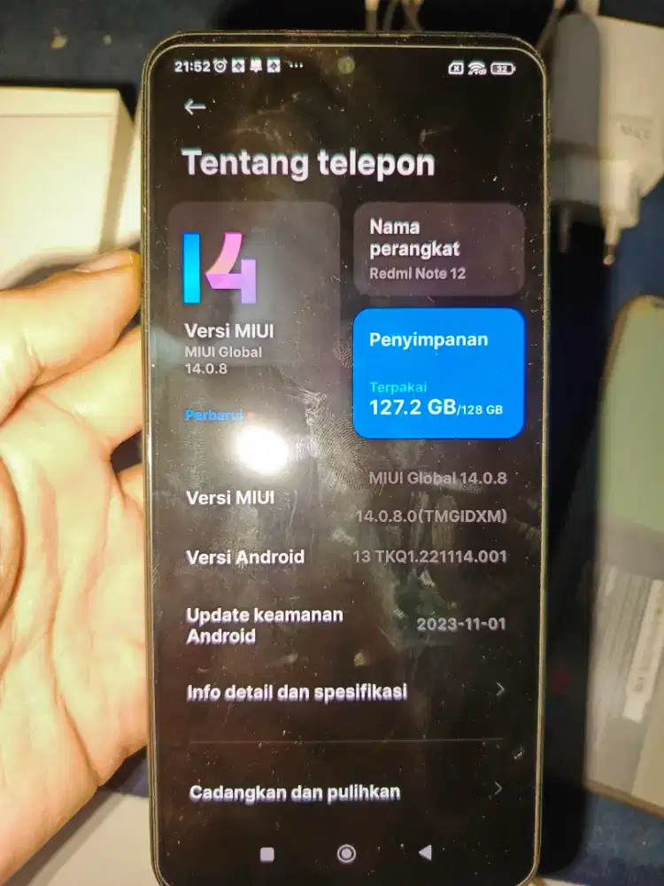 Jual xiaomi redmi note 12 4g 6/128 gb