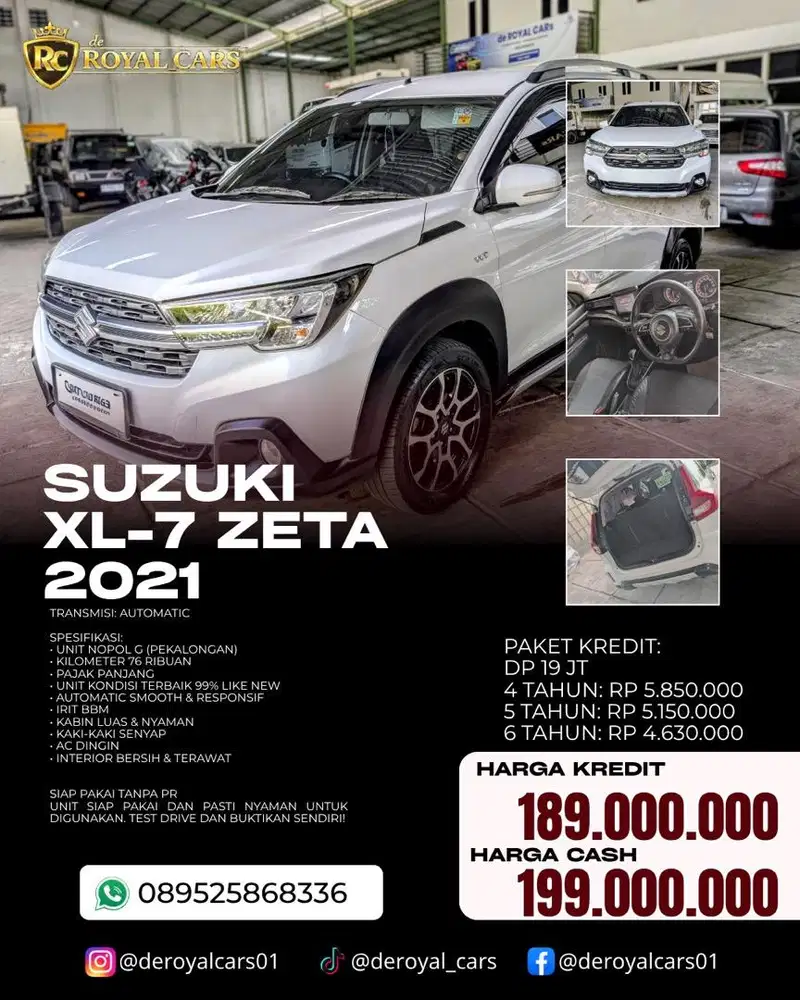 Suzuki XL7 Zeta 2021