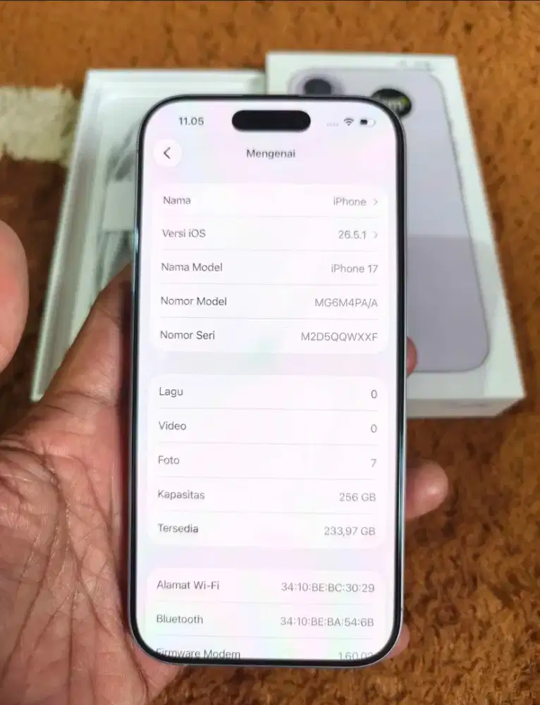 iPhone 17 iBox 256Gb (lavender)