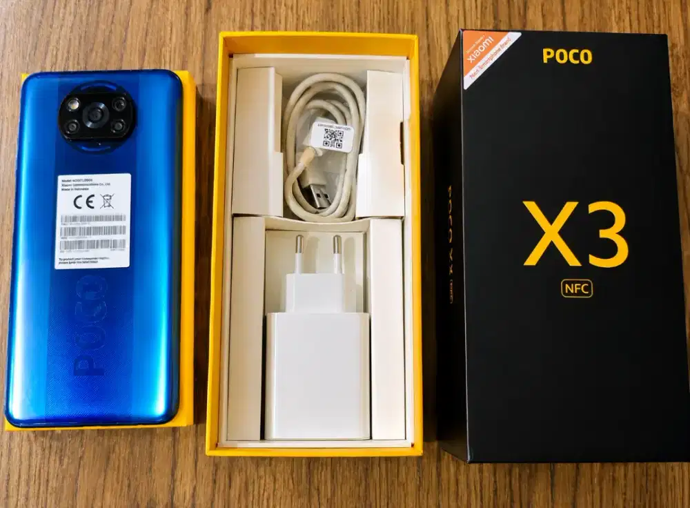 Poco X3 Nfc  8/128 Biru Mulus