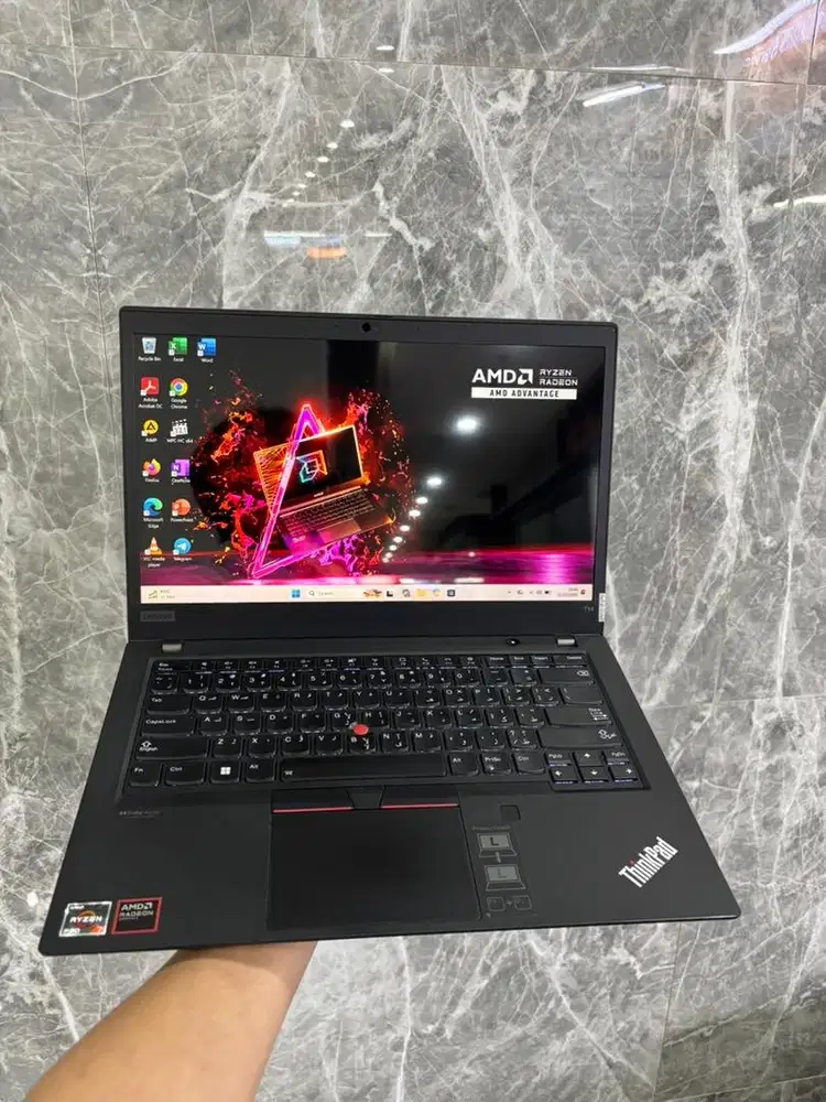 Jual Laptop lenovo T14 R7-5850u 16cpu VGA 8GB