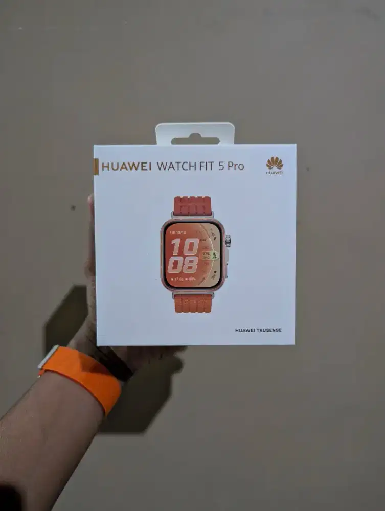 Huawei Watch Fit 5 Pro Orange Bekas Like New