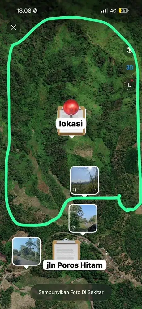 LAHAN TANAH 50H DI LAHAT GUMAY ULU TERDAPAT BATUBARA DI LAHAN TERSEBUT