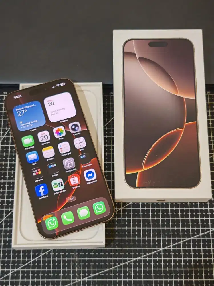 Iphone 16 Pro Max 256 Resmi Mulus Fullset Original