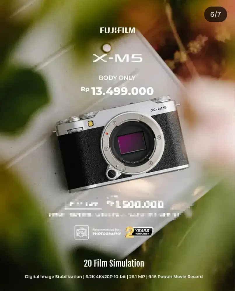 Cicilan kamera Sony x m5 cuma ktp